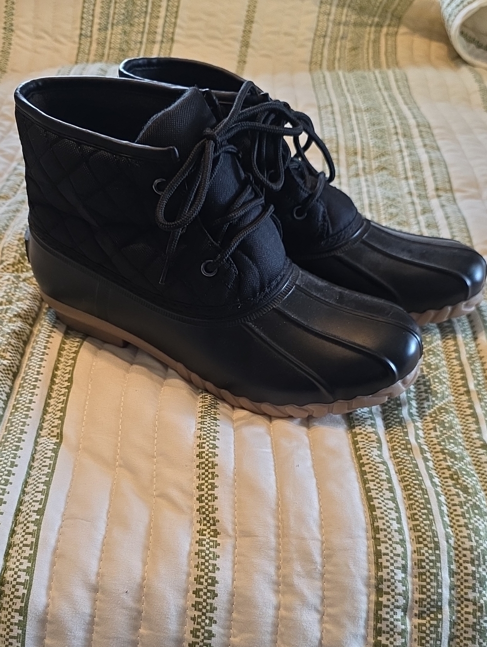 St. John's Bay Black Quilted Slip-On Shoe